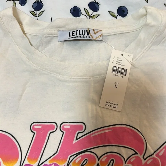 NWT Anthropologie Letluv graphic tshirt - Picture 2 of 2